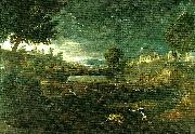 Nicolas Poussin landscape with pyramus and thisbe France oil painting artist